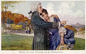 Mozart and Constanze on their honeymoon