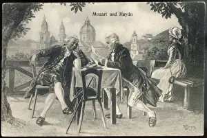 1756 Prints: Mozart with Haydn