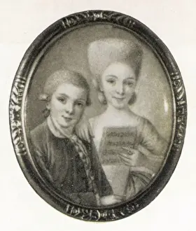 Marianne Prints: Mozart and Sister