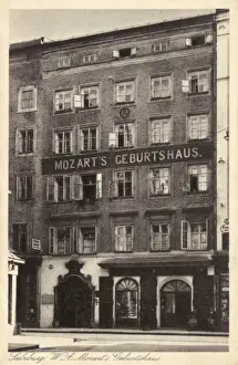 Salzburg Prints: Mozarts Geburtshaus, Salzburg, Austria