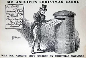Images Dated 5th November 2013: Mr. Asquith as Scrooge