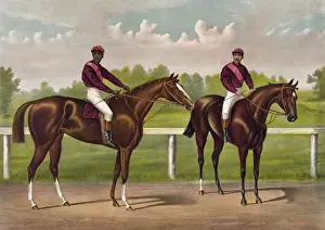 Potomac Prints: Mr. August Belmonts Potomac Hamilton up and Masher Bergen u