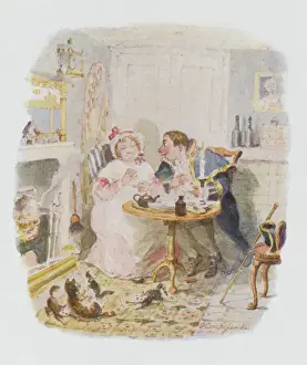Oliver Prints: Mr Bumble and Mrs Corney