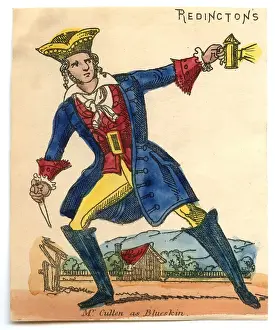 Cullen Prints: Mr Cullen as Blueskin - Reddingtons Toy Theatre figure
