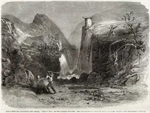 1861 Prints: Mr. Falconer?s New Drama, Peep O? Day at The Lyceum