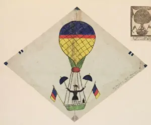 Calcutta Prints: Mr Fitzpatrick Kights balloon flight