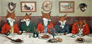 1941 Collection: Mr Foxs Hunt Breakfast on Christmas Day