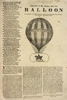 Beckenham Prints: Mr Green on horseback with his balloon