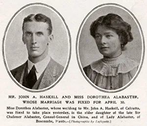 Dorothea Gallery: Mr John A. Haskell and Miss Dorothea Alabaster, 1912