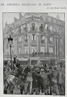 Municipal Collection: Mr Kruger's reception in Paris