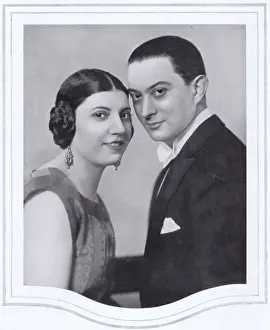 London Prints: Mr & Mrs Caros Cruz, well-known dancing teachers Mr & Mrs Caros Cruz
