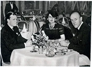 Mr and Mrs Charles Sweeny, lunching in London