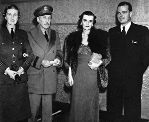 Brigadier Prints: Mr and Mrs Charles Sweeny at premiere of Flying Fortress