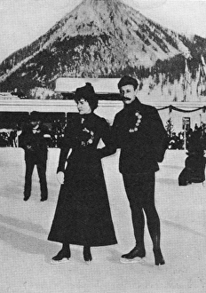 Skaters Collection: Mr and Mrs Edgar Syers