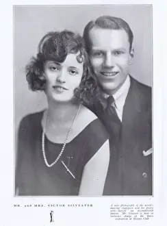 Victor Prints: Mr and Mrs Victor Silvester, world dancing champions