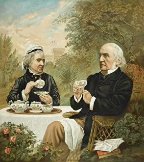 Glynne Gallery: Mr and Mrs W. E. Gladstone