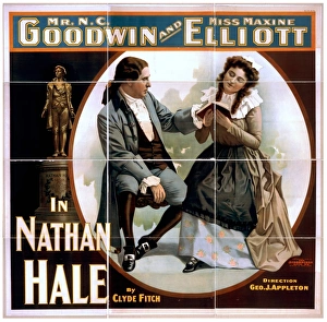 Mr. NC Goodwin and Miss Maxine Elliott in Nathan Hale by Cly Mr. NC Goodwin and Miss Maxine Elliott in Nathan Hale by Cly