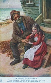 Harold Gallery: Mr Peggotty and Little Emily - David Copperfield, Dickens