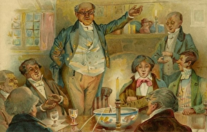 Mr Pickwick addresses the Club Mr Pickwick addresses the Club