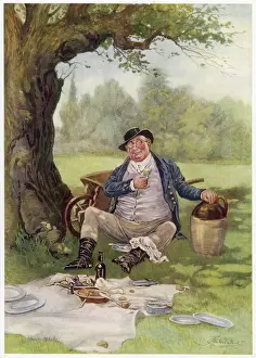 Dickens Prints: Mr Pickwick Picnics