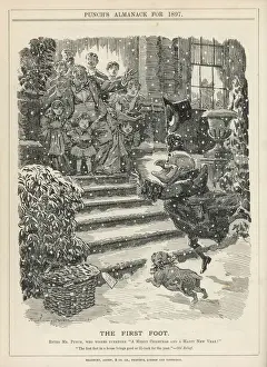 Mr Punch goes First Footing in the New Year