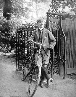 Bancroft Prints: Mr. S. Bancroft, Cyclist, 1896