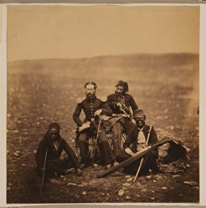 Mr. Thompson of the Commissariat & attendants of Ismail Pach Mr. Thompson of the Commissariat & attendants of Ismail Pach
