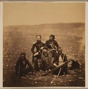 Pacha Prints: Mr. Thompson of the Commissariat & attendants of Ismail Pach