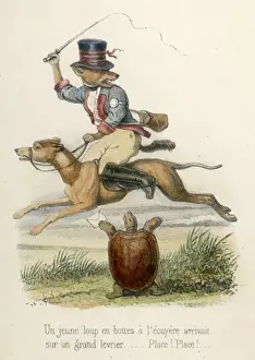 Hurry Prints: Mr Wolf in a Hurry