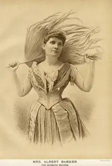 Feathery Prints: Mrs Albert Barker / 1889