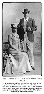 Stevens Collection: Mrs Arthur Paget and the Grand Duke Alexis