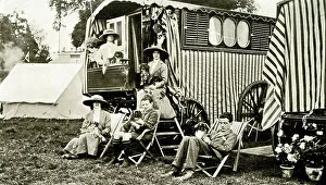 Pekingese Prints: Mrs Ashton Cross's Van and her Pekingese dogs