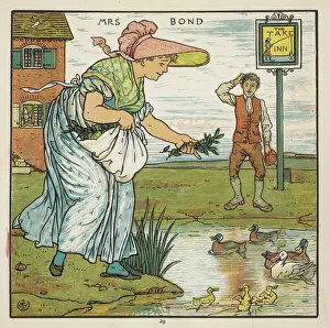 Mrs Bond Feeds the Ducks