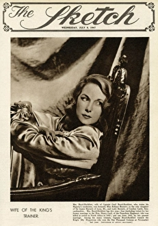 Boyd Gallery: Mrs. Boyd-Rochford, wife of the Kings trainer, 1947