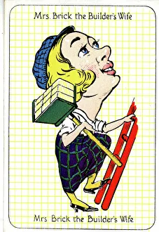 Builders Prints: Mrs Brick the Builder's Wife