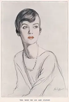 Olive Prints: Mrs Carol Carstairs, Art Dealers Wife