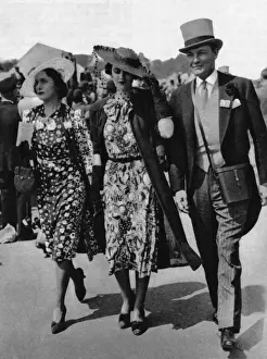 Ascot Prints: Mrs Charles Sweeny at Ascot