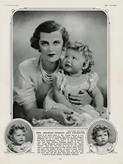 Whigham Prints: Mrs Charles Sweeny and daughter Frances