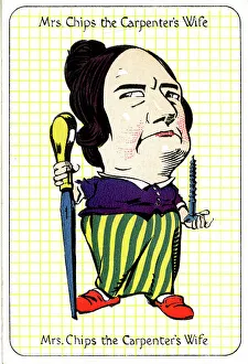 Screw Prints: Mrs Chips the Carpenter's Wife