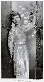 Socialites Prints: Mrs Christa Brassey