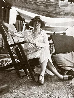 Cole Collection: Mrs Cole Porter at the Venice Lido