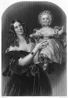 Exposing Prints: Mrs Dennistown & Child