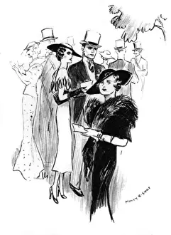 Sweeny Prints: Mrs Esmond Harmsworth & Mr & Mrs Sweeny at Ascot