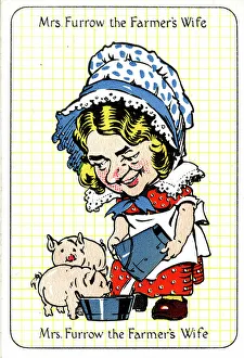 Furrow Prints: Mrs Furrow the Farmer's Wife