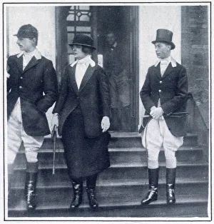 Images Dated 23rd July 2021: Mrs George Drummond and HRH The Duke of York at Pitsford Hall Date: 1926
