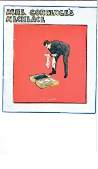 Suitcases Prints: Mrs Gorringes Necklace by Hubert Henry Davies