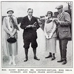 Crossley Gallery: Mrs Harry Barclay, Mr Godfrey-Butler, Miss Delia Crossley