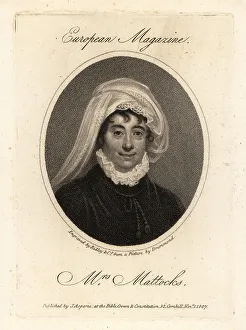 Regency Era Prints: Mrs. Isabella Mattocks, English actress, singer and dancer