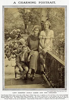 Michael Collection: Mrs (later Lady) Dorothy D Oyly Carte, daughter of the 2nd Earl of Cranbrook