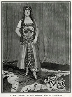 Mrs Leopold Albu in fancy dress costume, Cleopatra